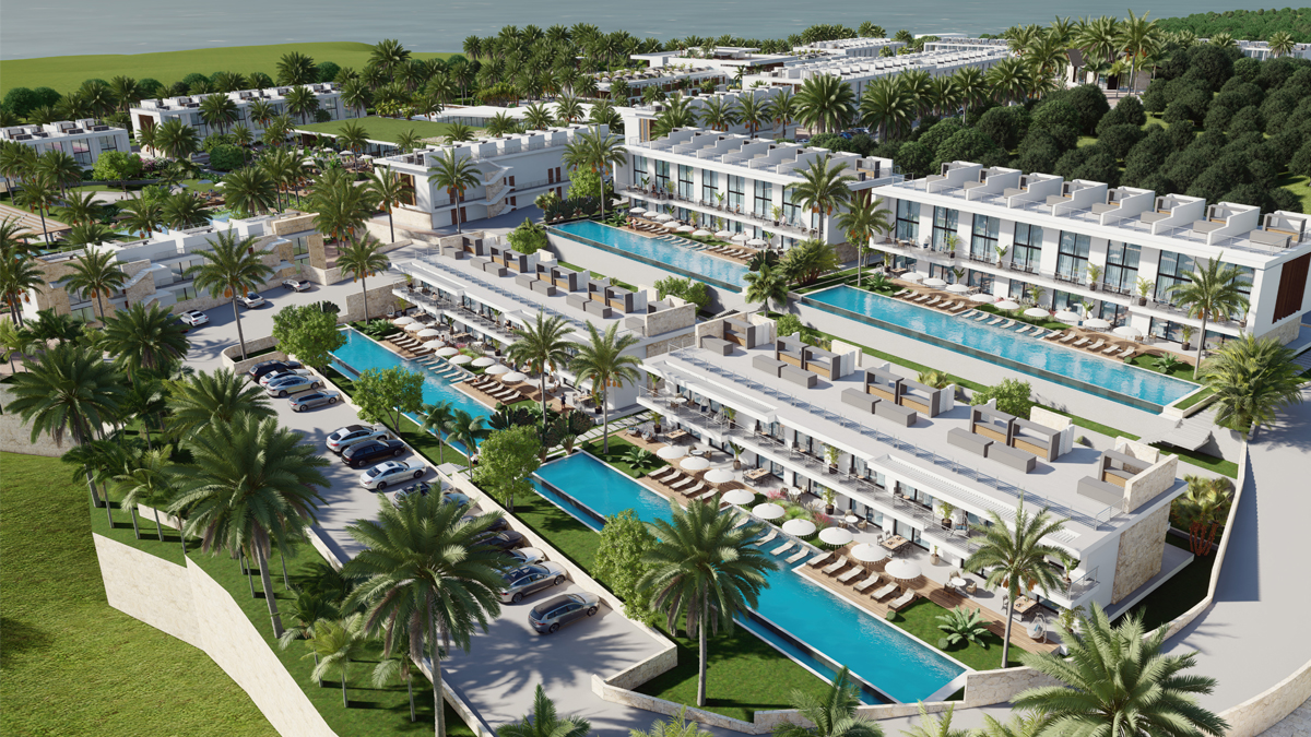 Kuzey Kıbrıs Esentepe'de 5 yıldızlı otel konseptli birinci sınıf proje